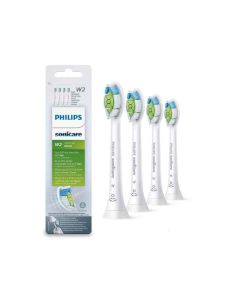 Philips Pack de 4 Têtes de brosse à dents Sonicare W2 Optimal Blanc HX6064/10