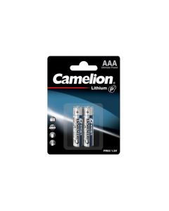 Camelion Pack de 2 piles Lithium LR03 Micro AAA