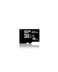 Silicon Power Micro SDCard 16GB UHS-1 Elite/Cl.10 W/Adap SP016GBSTHBU1V10SP