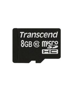 Transcend MicroSD Card  8GB SDHC Cl.10 (ohne Adapter) TS8GUSDC10