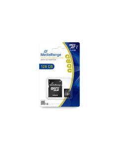 MediaRange MicroSD/SDXC Card 128GB UHS-1 Cl.10 inkl. Adapter MR945