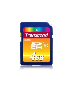 Transcend SD Card 4GB SDHC Class10 TS4GSDHC10