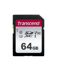 Transcend SD Card 64GB SDXC SDC300S 95/45 MB/s TS64GSDC300S