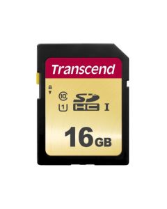 Transcend SD Card 16GB SDHC SDC500S 95/60 MB/s TS16GSDC500S