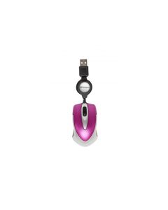 Verbatim USB Maus Go Mini Optical Travel hot pink retail 49021