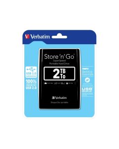 Verbatim Store \'n\' Go Externe Festplatte 2TB Schwarz 53177