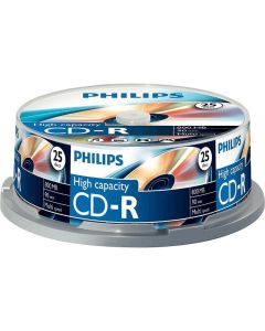 Philips CD-R  800Mo 25 pièces - Spindel Multi Speed CR8D8NB25/00