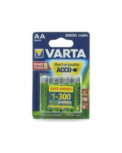 Varta Piles NiMH Mignon AA 2600mAh Blister (Pack de 4) 05716 101 404
