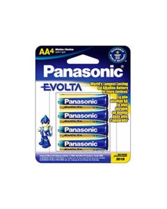 Panasonic Pack de 4 piles Alcaline Mignon AA LR06 1.5V Blister  LR6EGE/4BP