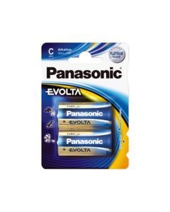 Panasonic Pack de 2 piles Baby C Alcaline  LR14 1.5V Blister  LR14EGE/2BP