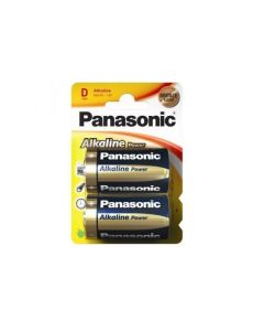 Panasonic Pack de 2 piles Alcaline Mono D LR20 1.5V Blister LR20APB/2BP