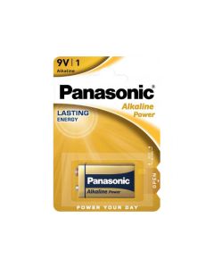 Panasonic pile Alcaline E-Block LR61 9V Blister (1 pièce) 6LR61APB/1BP