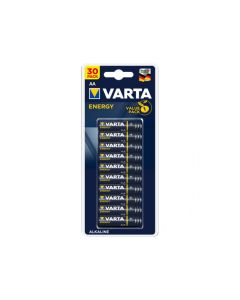 Varta Pack de 30 Piles Alcaline Mignon AA Energy Blister  04106 229 630
