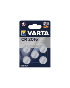 Varta Batterie Lithium Knopfzelle CR2016 Blister (5-Pack) 06016 101 415