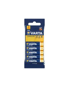 Varta Pack de 8 Piles alcaline micro AAA longue durée  04103 101 328