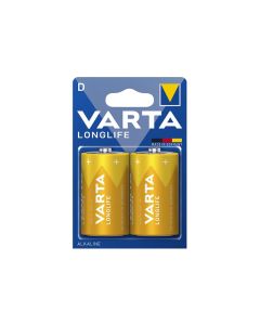 Varta Paquet de 2 piles  Alkaline Mono D Longlife Blister  04120 110 412