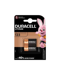 Duracell Batterie Lithium CR123A 3V Blister (2-Pack) 020320