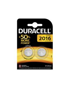 Duracell Batterie Lithium Knopfzelle CR2016 3V Blister (2-Pack) 203884