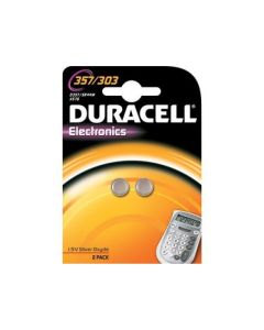 Duracell Batterie Silver Oxide Knopfzelle 357/303 (013858) - 2er Pack