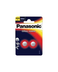 Panasonic Lithium CR2032 3V Blister (Pack de 2 piles bouton)
