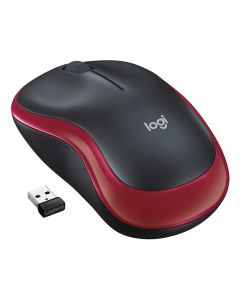 Logitech M185 Souris optique sans fil ROUGE EWR2 910-002237