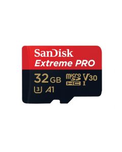 32 GB MicroSDHC SANDISK Extreme PRO R100/W90 C10 U3 V30 A1 - SDSQXCG-032G-GN6MA