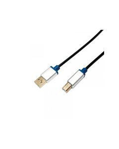 Câble USB 2.0 LogiLink Premium USB-A vers USB-B 2m BUAB220