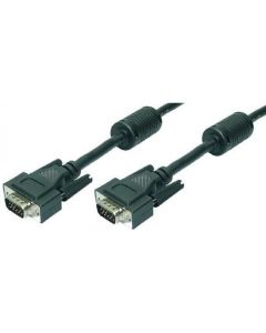 Câble LogiLink VGA 2x prise avec noyau en ferrite noir 3,00 Mètres CV0002