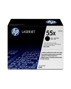 HP 55X 12500 pages Noir 1 pièce(s) CE255X