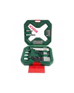 BOSCH 34 pièces Ensemble de forets et de tournevis en titane X-Line - 2607010608