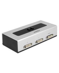 Delock Switch 2-port DVI manuell bidirektiona - 87664