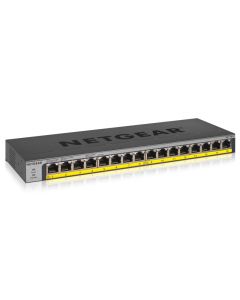 Netgear Switch non manageable PoE+ Gigabit Ethernet 16 ports avec FlexPoE (76 W) - GS116LP-100EUS