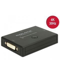Delock Switch DVI 2 - 1 bidirektional 4k 30 Hz - 18751