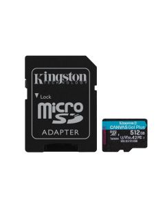 Kingston Canvas Go Plus MicroSDXC 512GB + Adapter SDCG3/512GB