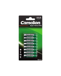 Camelion Pack de 8 piles Super Heavy Duty vert R03 Micro AAA