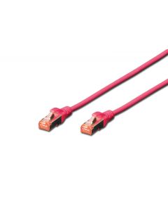 Patchkabel CAT6 RJ45 S/FTP LÃ¤nge 1 m, Farbe grey AWG 27/7, Cu, Digitus