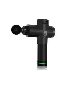 Pistolet de massage musculaire 2000mAh, 3 niveaux + 4 applicateurs (Noir)