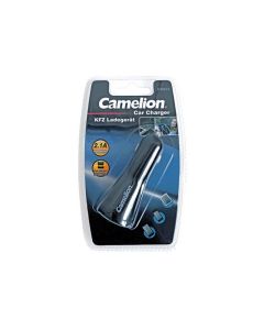 Camelion Adaptateur pour chargeur de voiture 2 Ports USB