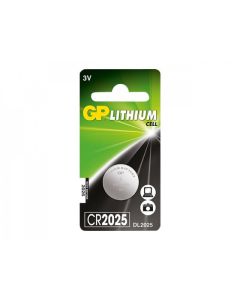 Battery GP Lithium Knopfzellen CR2025 (1 Pcs.) 0602025C4