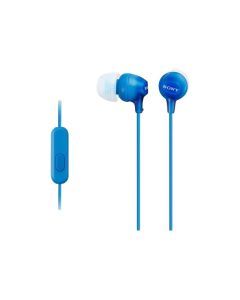 Sony Ecouteurs intra-auriculaires filaires avec microphone - Bleu - MDREX15APLI.CE7