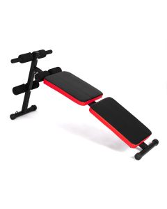 Banc de musculation pliable TD003B-5 (Noir-rouge)