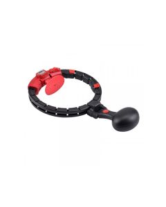 Hula Hoop ajustable avec sac (Rouge-Noir)