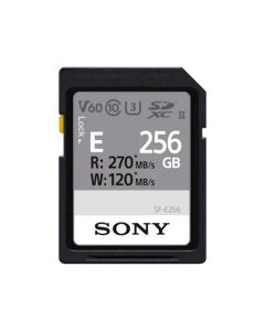 Sony Carte mémoire SDXC E series 256Go UHS-II Classe 10 U3 V60 - SFE256