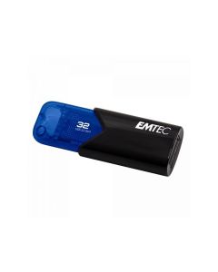 Emtec USB Flash Drive B110 Click Easy 32GB Blue - USB 3.2