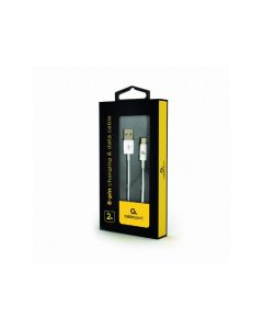 CableXpert Câble Lightning-USB A 2m Blanc CC-USB2P-AMLM-2M-W
