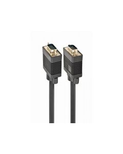 CableXpert Câble VGA double blindage avec ferrite 5m Noir CC-PPVGA-5M-B