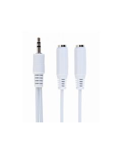 CableXpert Câble répartiteur audio 3,5 mm 10 cm CCA-415W