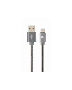 Câble USB Type-C CableXpert, 2 m, noir - CC-USB2S-AMCM-2M-BG