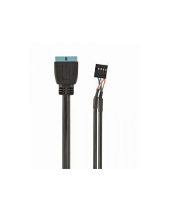 Câble adaptateur interne CableXpert USB 2 vers USB 3 CC-U3U2-01