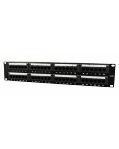 Panneau de brassage CableXpert Cat.5E 48 ports avec gestion de câbles arrière. NPP-C548CM-001